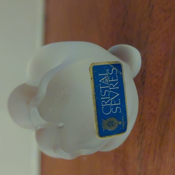 Vintage Frosted Crystal Poodle - Picture 7 of 7